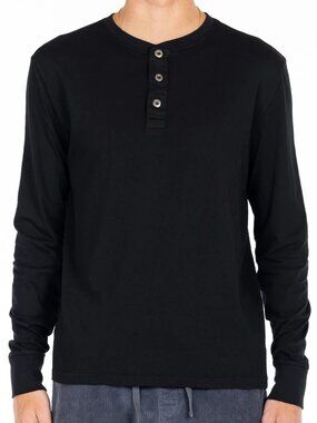 Original Paperbacks Black LS Henley